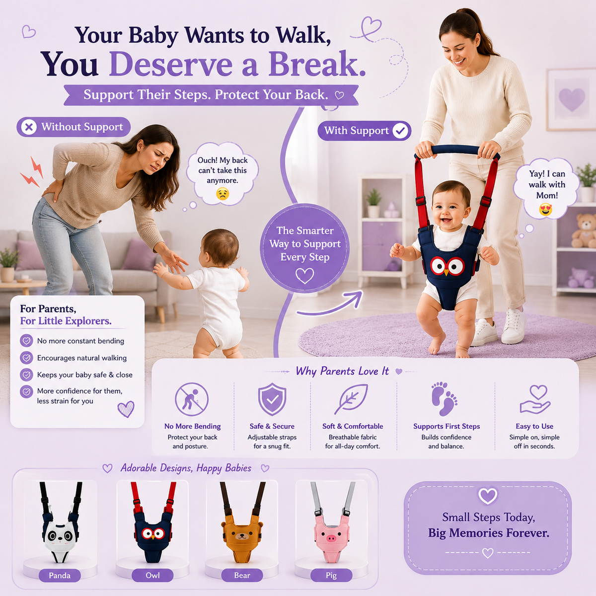 HugFit™ Baby Walking Harness